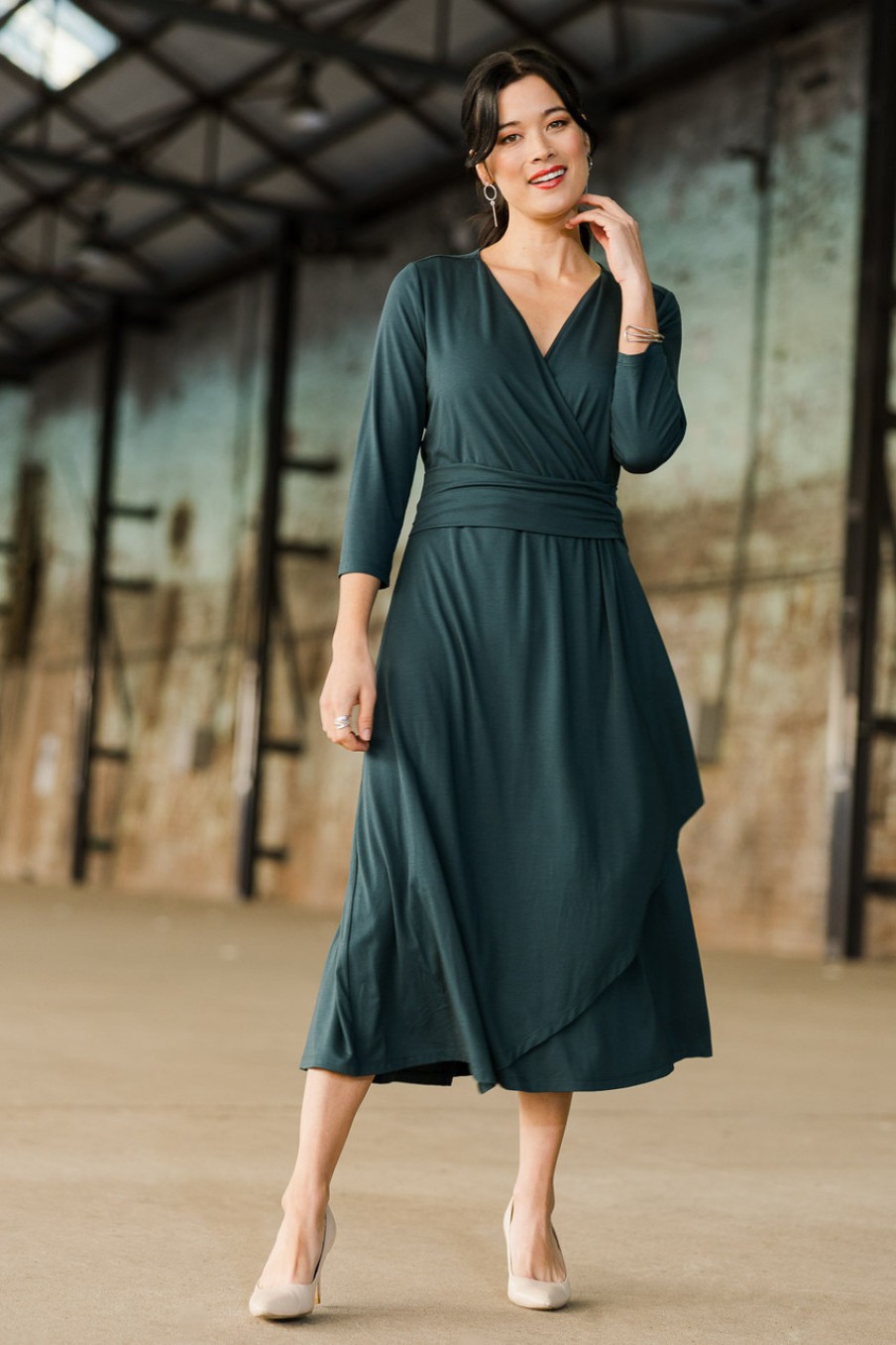 Dresses bird by design | The Bamboo Faux Wrap Dress