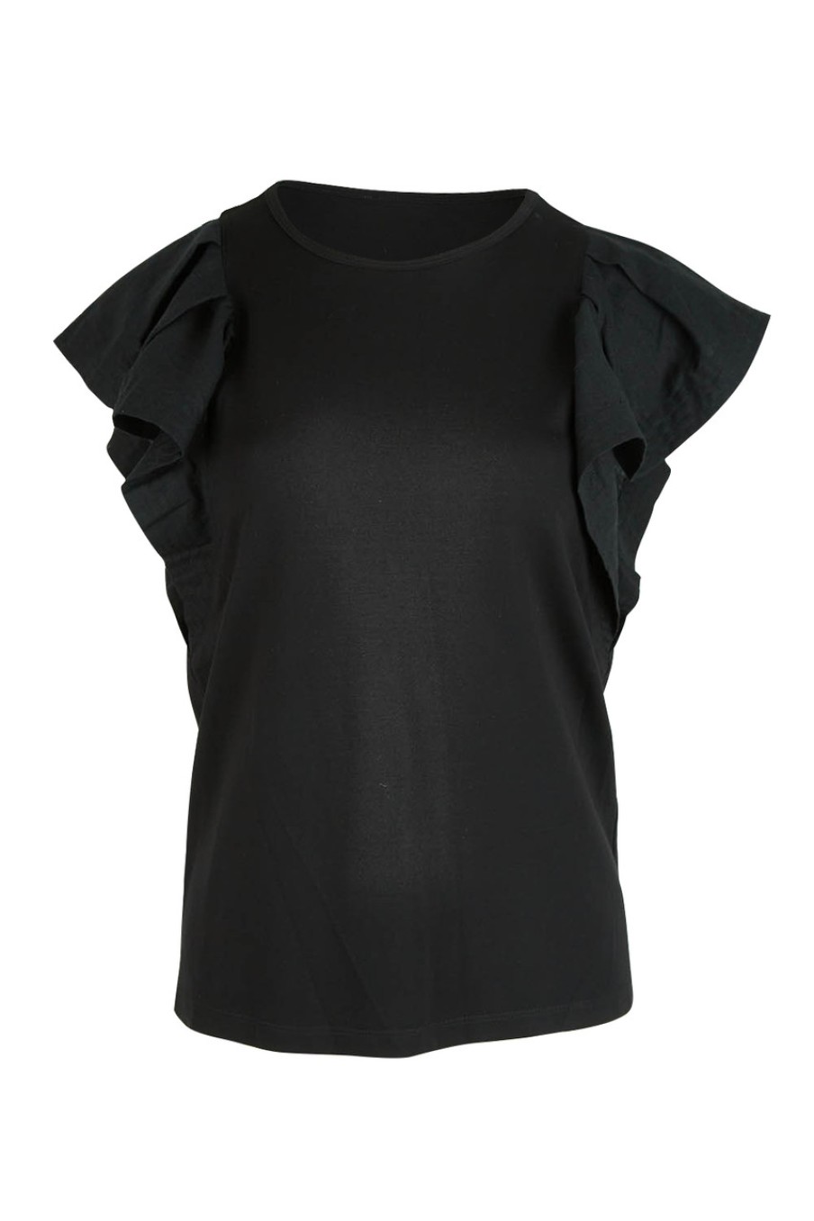 Tops Sass | Tamara Frill Sleeve Tee