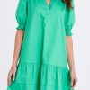 Dresses Threadz | Kortney Cotton Dress Green