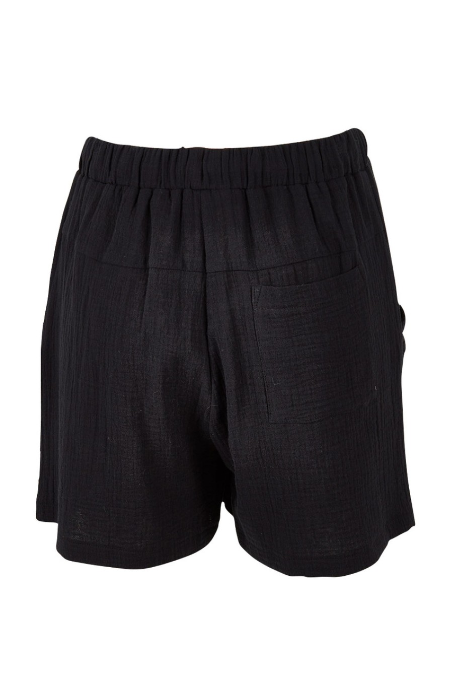 Shorts boho bird | Wave Chasing Cotton Shorts Black