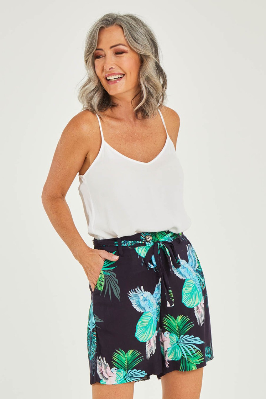 Shorts Elm | Tropicana Shorts Navytrop