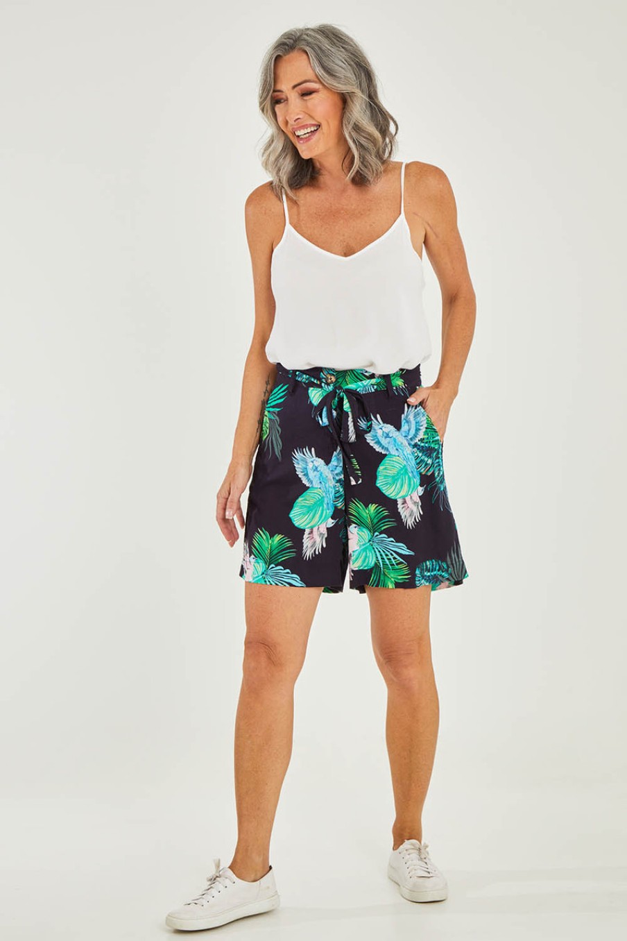 Shorts Elm | Tropicana Shorts Navytrop