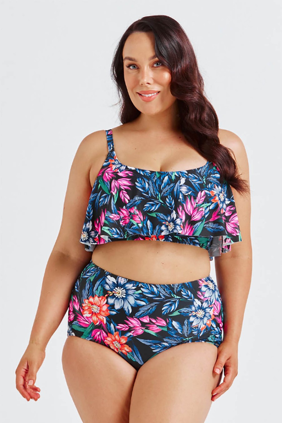 Swimwear Capriosca | Frill Bikini Top Molokai