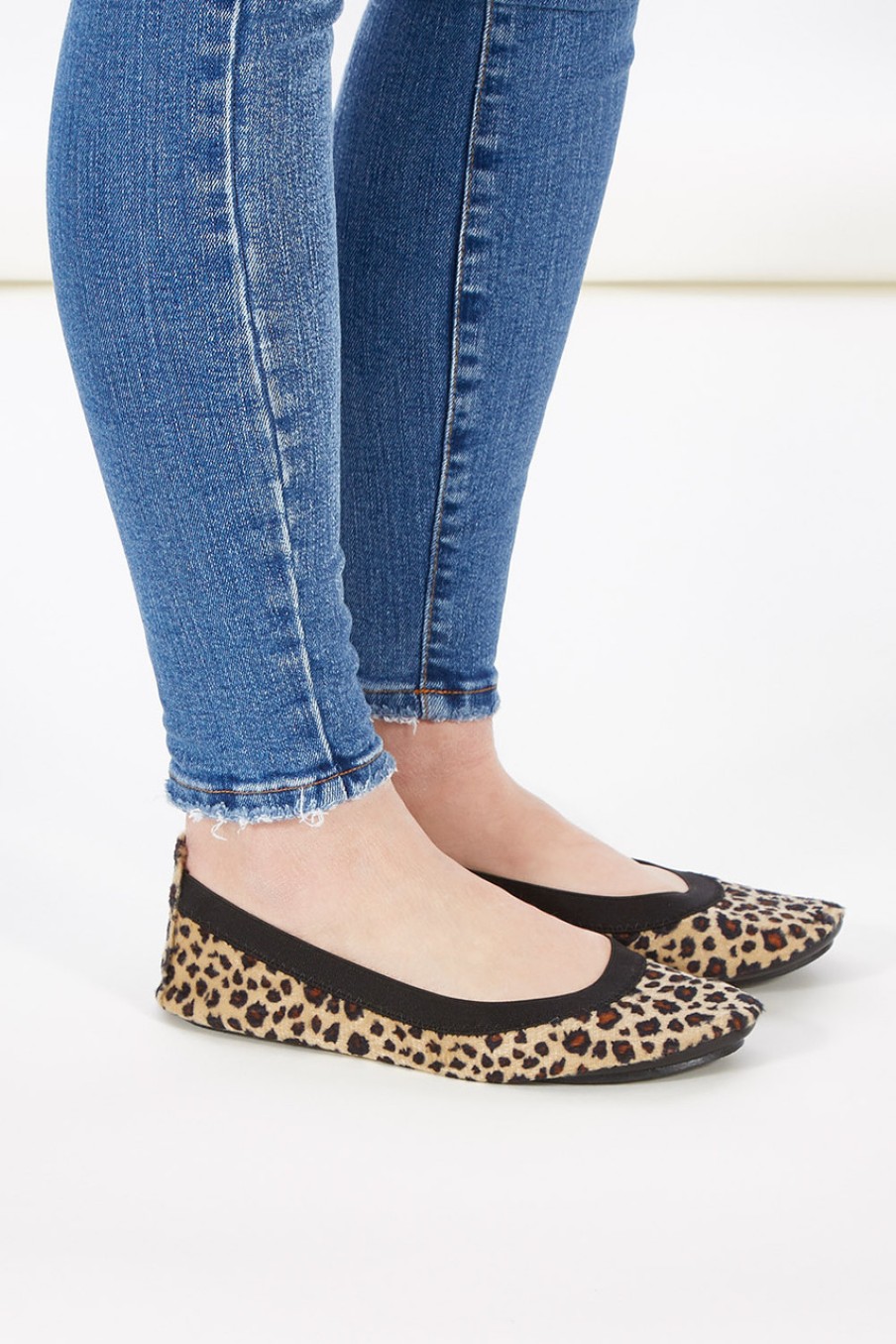 Shoes Secret Weapons | Fold Up Flats Leopard