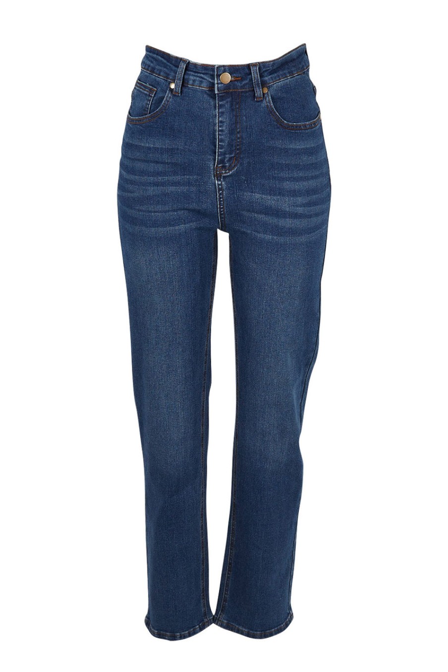 Jeans bird keepers | The Keepers Highwaisted Straight Jean Darkdenim