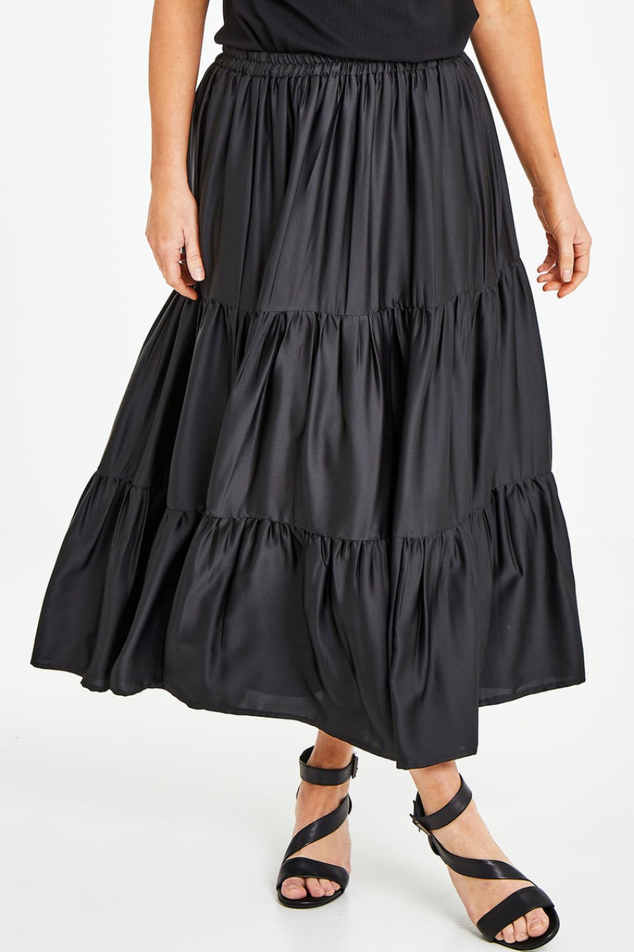 Skirts Belle bird | Belle Slinky Tiered Skirt