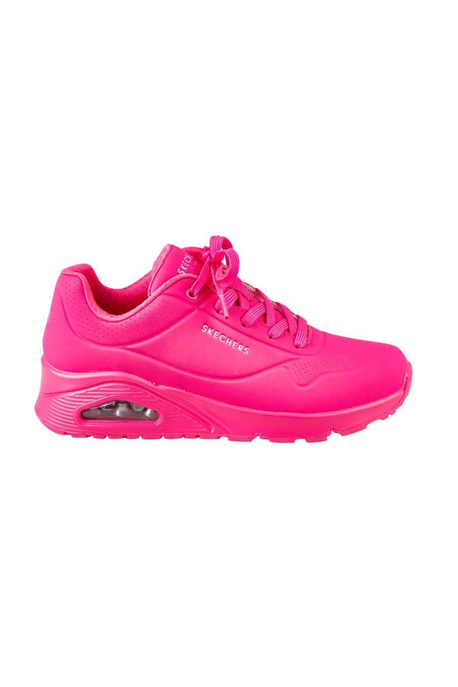 Shoes Skechers | Uno Lace Up Sneaker Hotpink