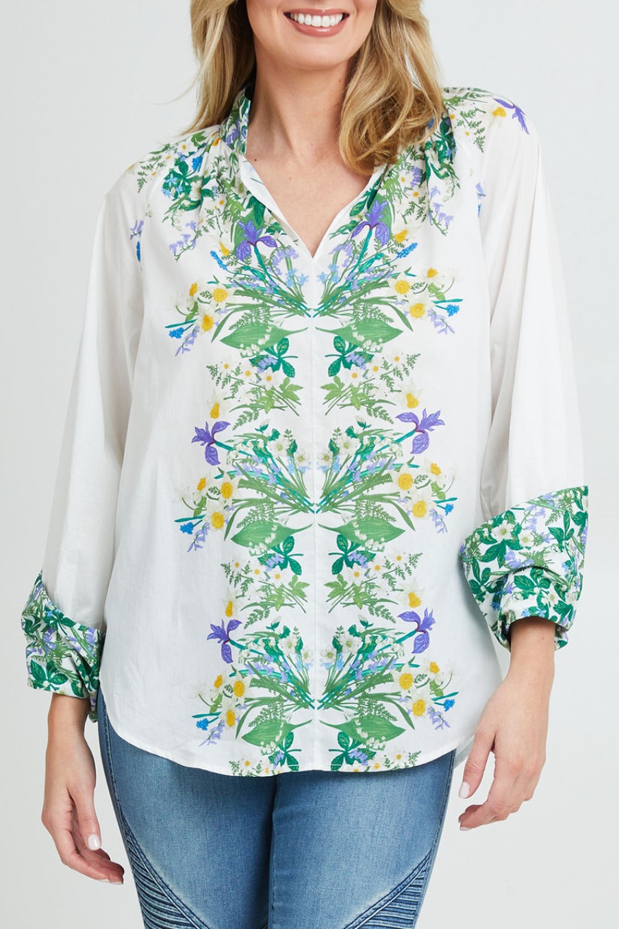 Tops Fate + Becker | Perfect World Shirt Botanical