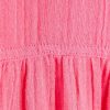 Dresses handpicked by birds | Bubble Sleeve Half Placket Dress Mixedpink