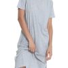 Lingerie & Sleepwear Papinelle | Jada Organic Cotton Knit Nightie Grey