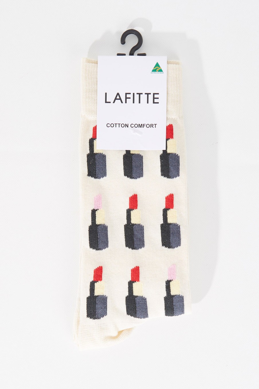 Lingerie & Sleepwear LaFitte | Australian Made Lipstick Socks Cream