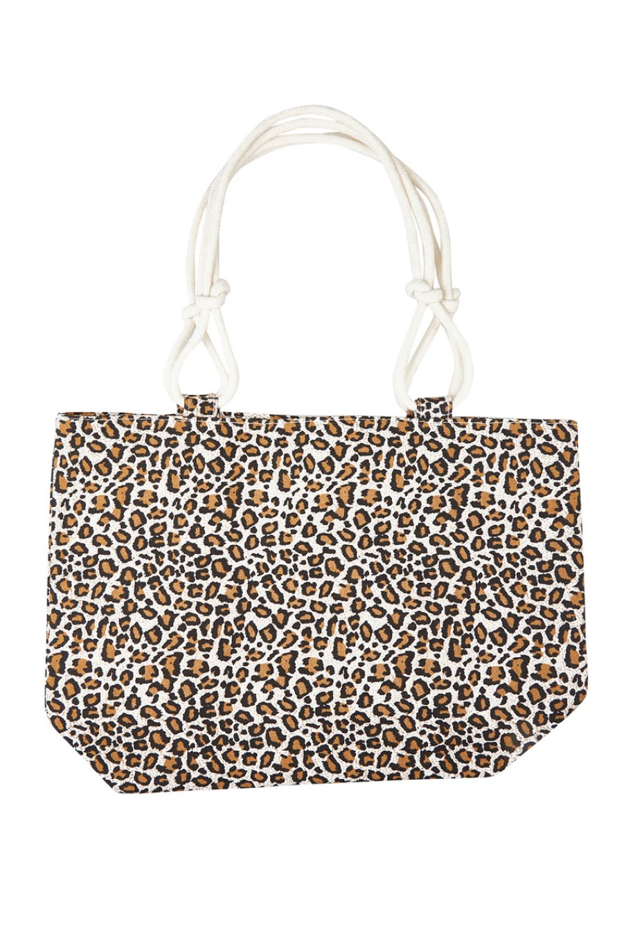 Accessories Morgan & Taylor | Brighton Beach Bag Leopard