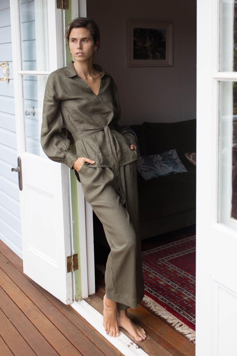 Pants & Leggings lazybones | Riley Pant Olive