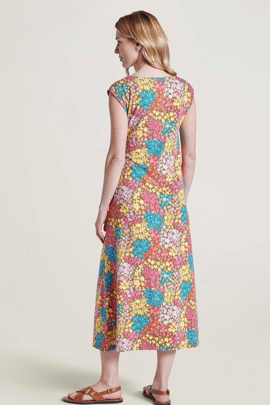 Dresses Thought | Marlin Cotton Jersey Maxi Dress Multi