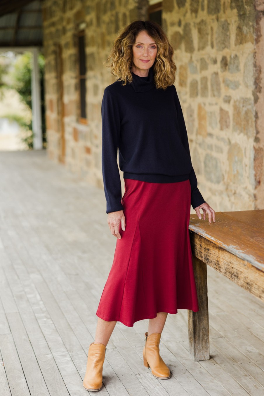 Skirts bird keepers | The Pull On Full Skirt Wineberry