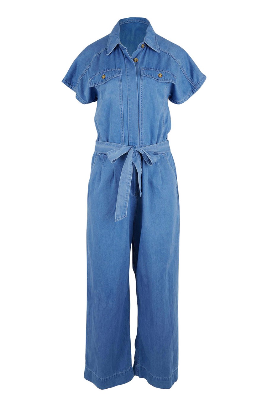 Jumpsuits & Playsuits Elm | Frida Denim Jumpsuit Midblue