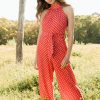 Jumpsuits & Playsuits boho bird | Lets Get Festive Jumpsuit Redspot