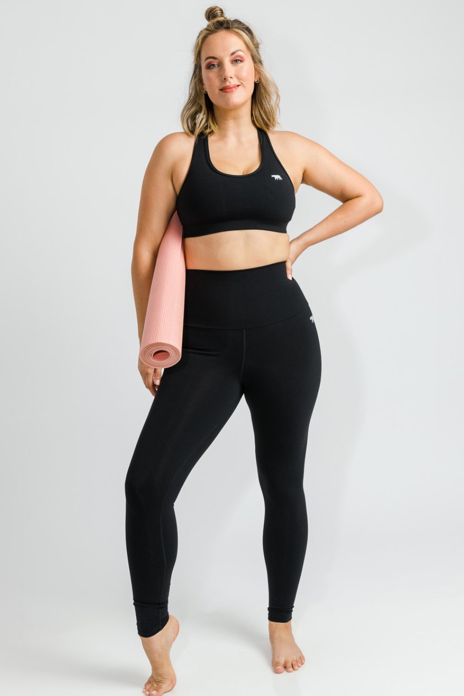 Lingerie & Sleepwear Running Bare | No Bounce Sports Bra Black