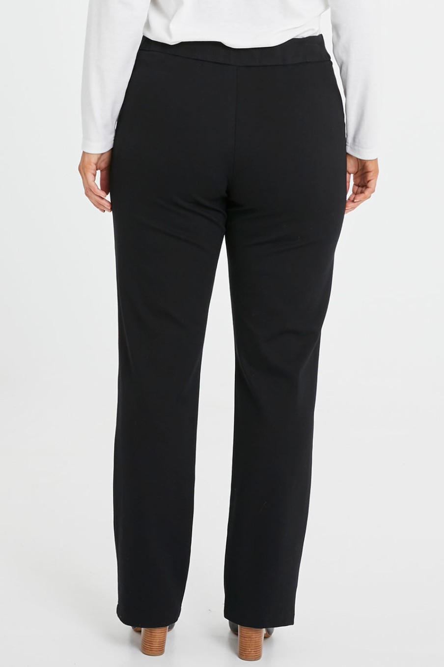 Pants & Leggings Belle bird | Belle Ponte Tailored Pant Black