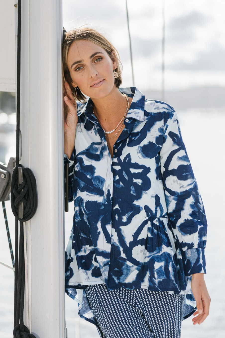 Tops boho bird | A Perfect Summers Day Shirt Bluefleur