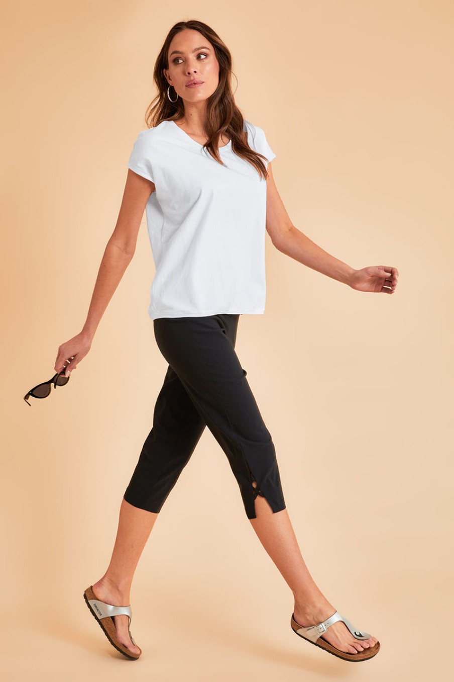 Pants & Leggings bird keepers | The X Detail Capri Pant