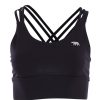 Lingerie & Sleepwear Running Bare | Lotus Trio Long Line Sports Bra Black