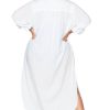 Dresses Artesands | Monteverdi Overshirt Cover Up Maxi White