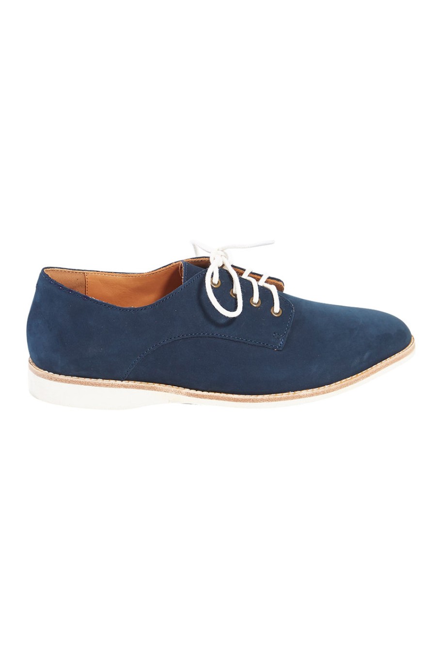 Shoes Rollie | Derby Nubuck Flat Navy