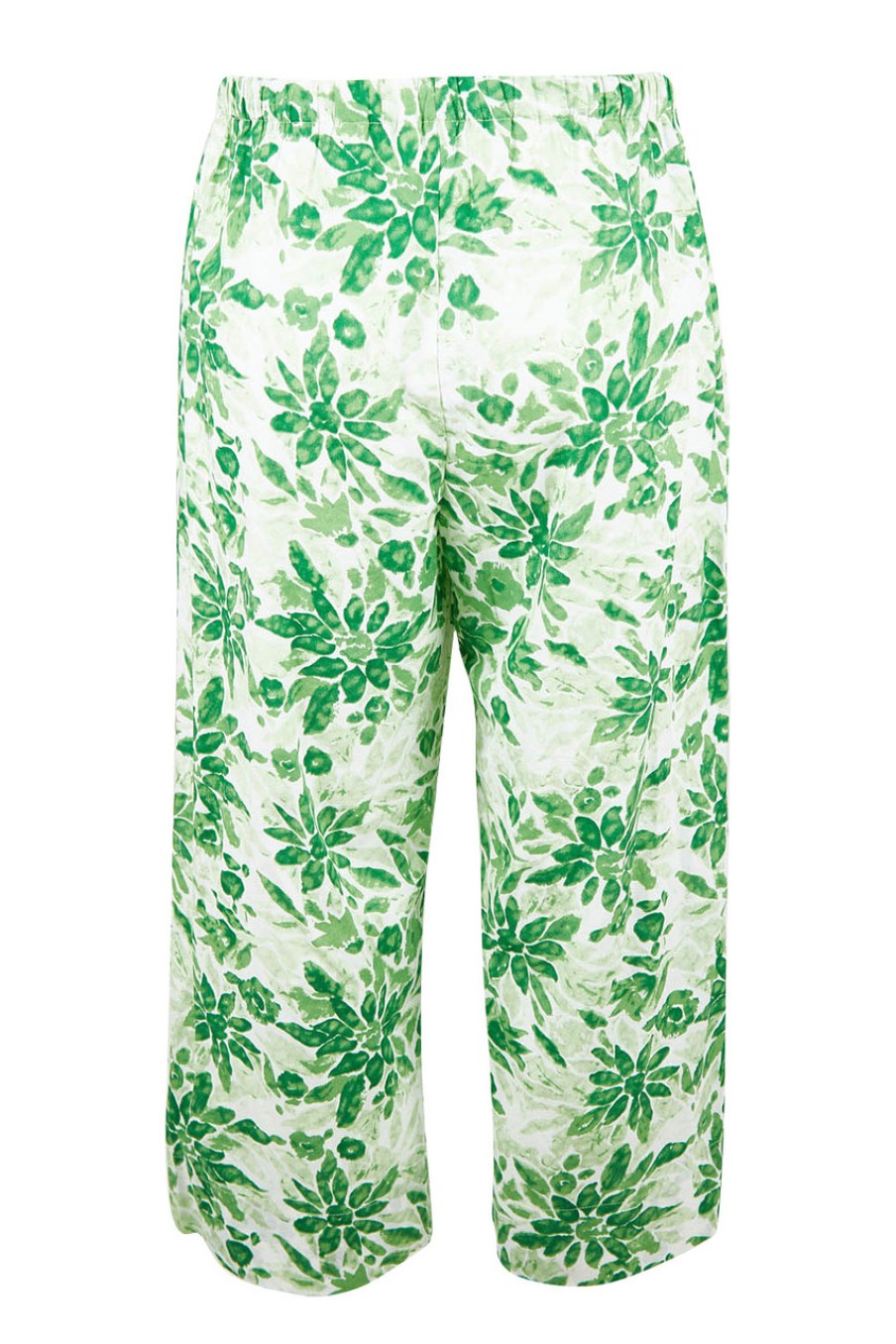 Lingerie & Sleepwear Unwind by Birdsnest | Cotton 3/4 Wide Leg Pyjama Pants Grnfloral