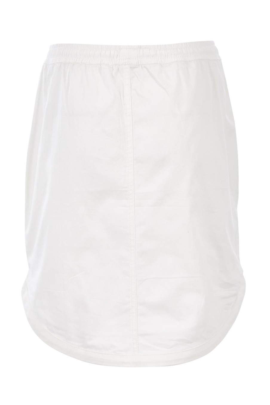 Skirts bird keepers | The Curved Hem Drawstring Skirt White