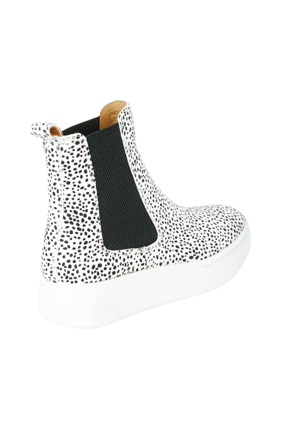 Shoes Rollie | Chelsea City Leather Boot Snowleopar