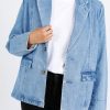 Coats & Jackets Elm | Cate Denim Blazer Midblue