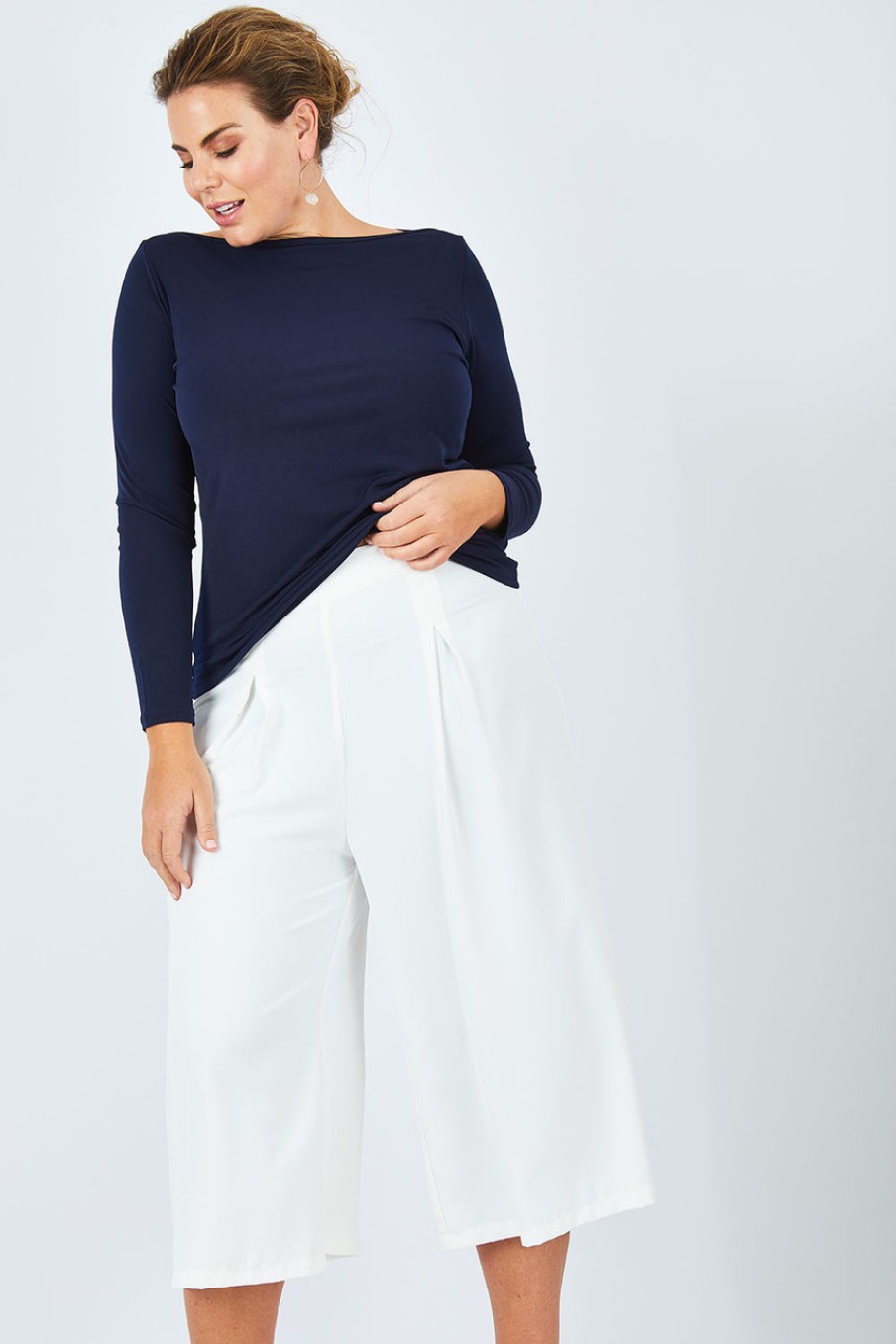 Pants & Leggings bird by design | The Flowy Culottes White