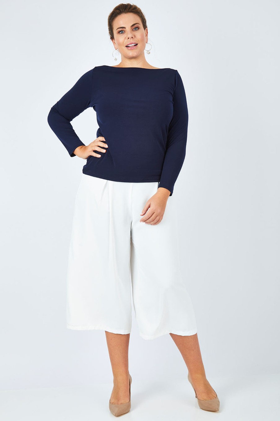 Pants & Leggings bird by design | The Flowy Culottes White