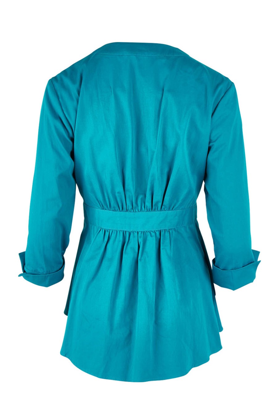 Tops bird by design | The Cotton Wrap Blouse Teal