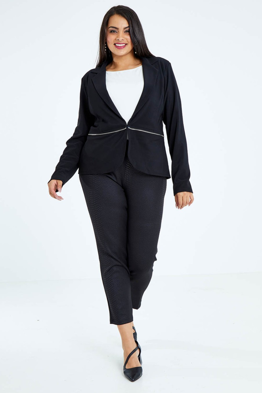 Coats & Jackets bird by design | The Detachable Length Coat To Jacket Black