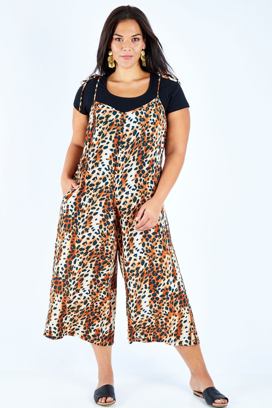 Jumpsuits & Playsuits boho bird | Oh The Places You Will Go Jumpsuit Leopard