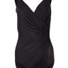 Swimwear Miraclesuit | Oceanus Soft Cup Shaping Swimsuit Black