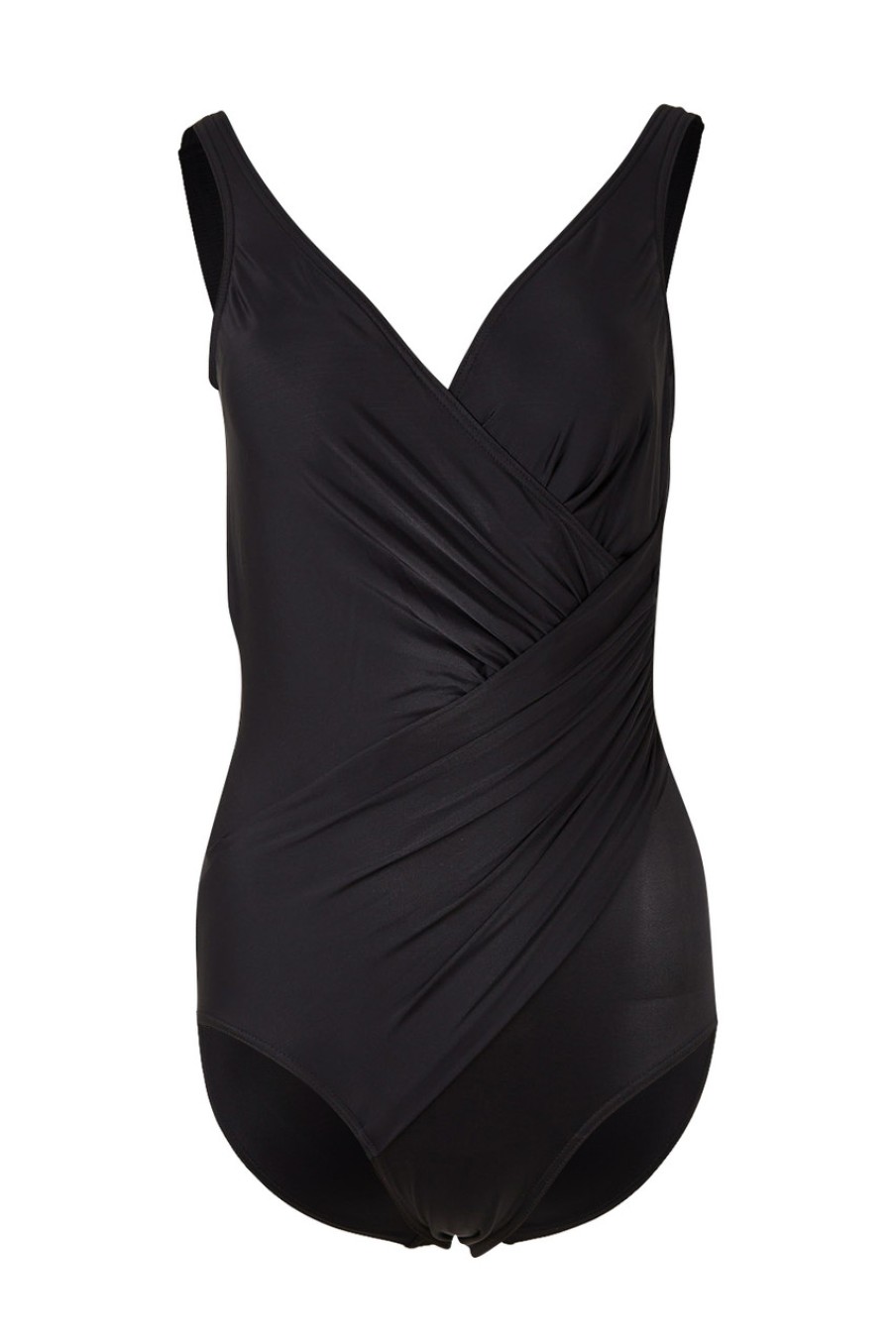 Swimwear Miraclesuit | Oceanus Soft Cup Shaping Swimsuit Black