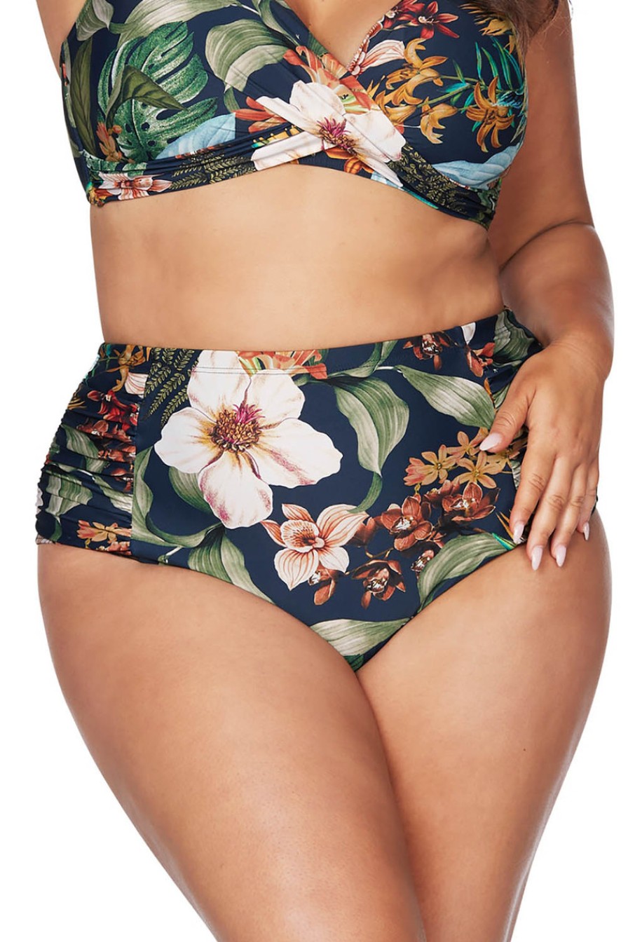 Swimwear Artesands | Botticelli High Waist Swim Pant Navy