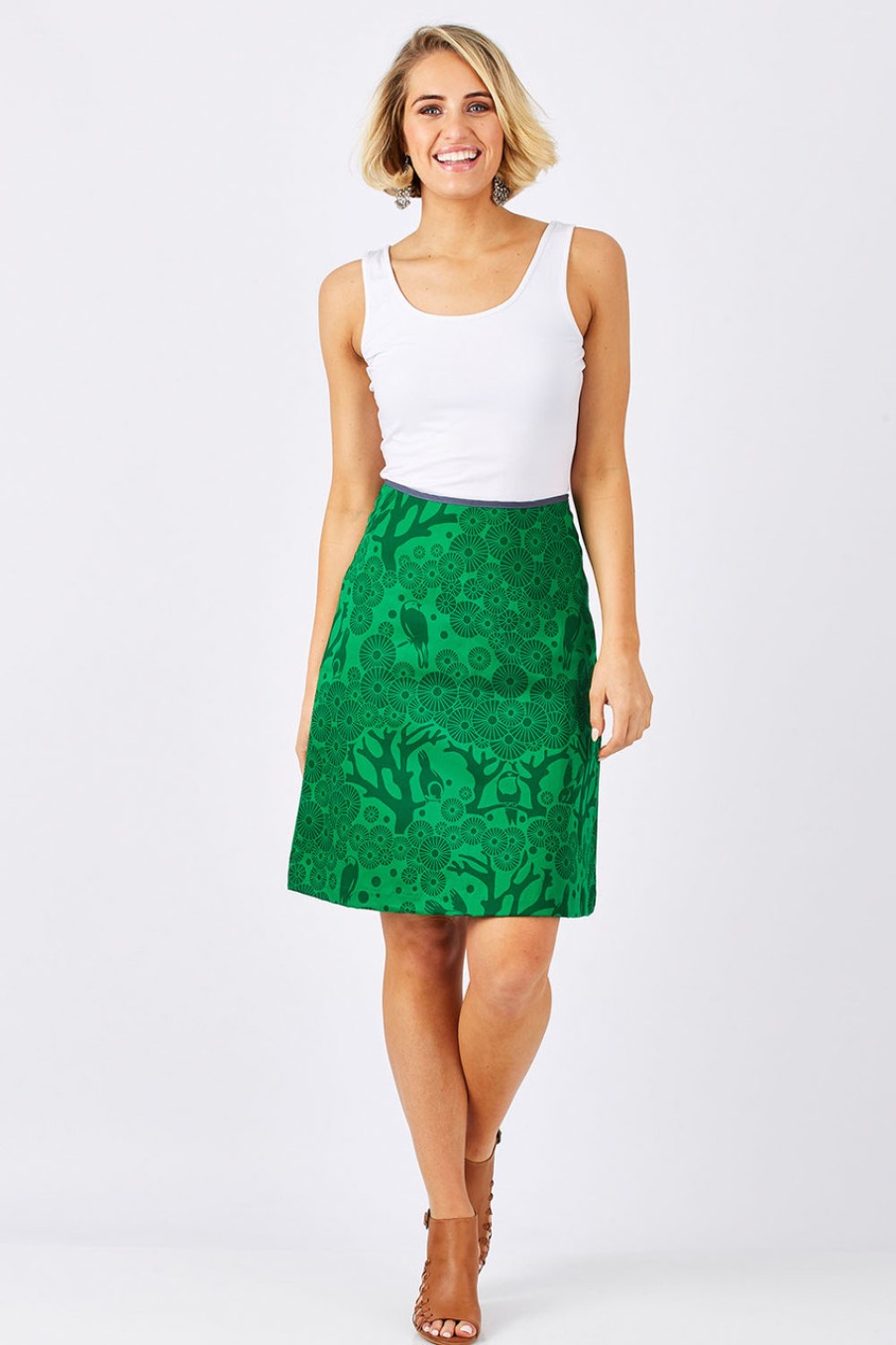 Skirts Essaye | Mikko Aline Skirt Emeraldgre