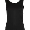 Tops Unwind by Birdsnest | Modal Shelf Bra Tank Black