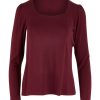 Tops bird by design | The Bamboo Square Neck Top Merlot