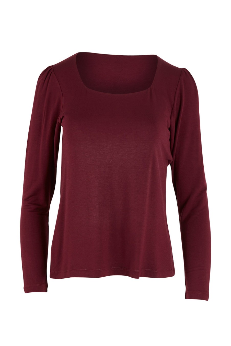 Tops bird by design | The Bamboo Square Neck Top Merlot