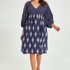 Dresses Talisman | Gaia Dress Navy