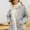 Coats & Jackets boho bird | Cool Breeze Quilted Cotton Jacket Bluefleur