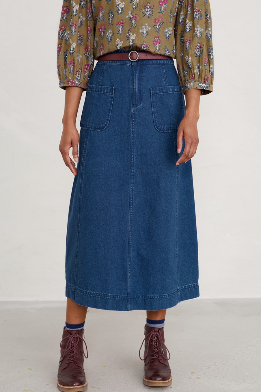 Skirts Seasalt | Dusk Journey Skirt Indigo