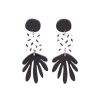 Accessories Pink Nade | Jayne Drop Earring Blackwhite