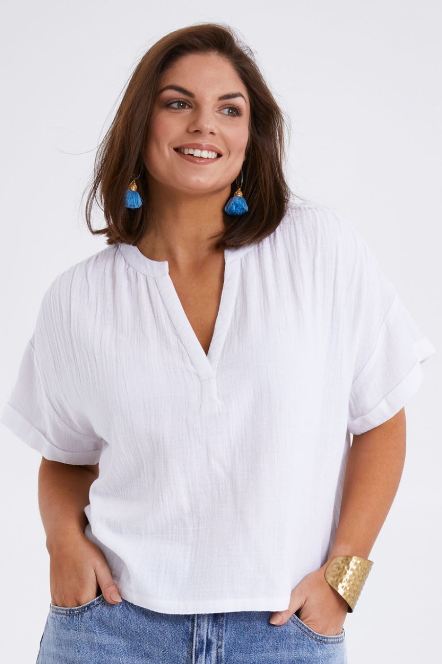 Tops boho bird | Every Other Day Cotton Blouse