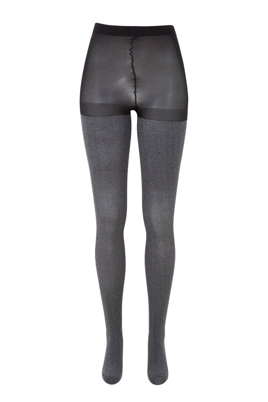 Lingerie & Sleepwear Ambra | Soft Herringbone Winter Tight Charcoal